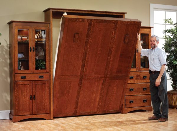 Amish wall bed