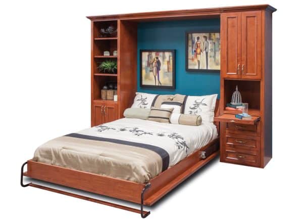 empress wall bed with side piers