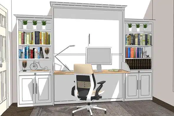 Your Ideal Home Office Starts with a Murphy Bed System - Murphy ...