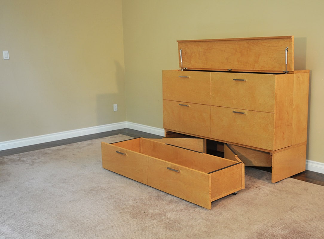 Denva storage cabinet beds