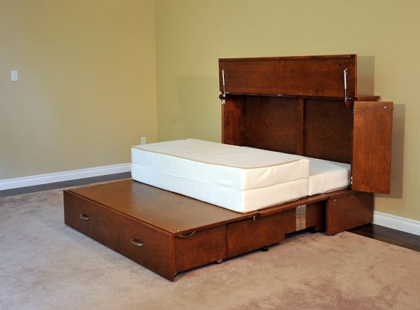 park avenue all wood cabinet bed