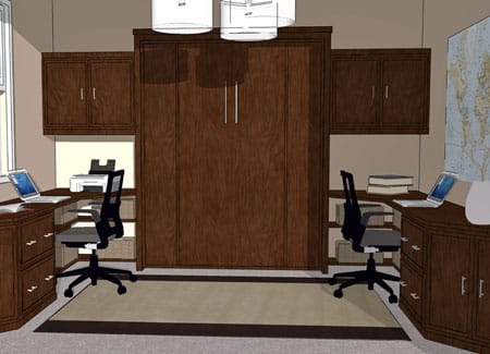 Murphy bed deals with side desk