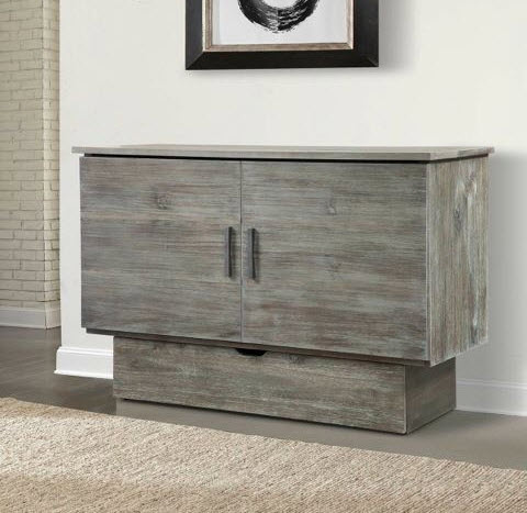 gray chest bed